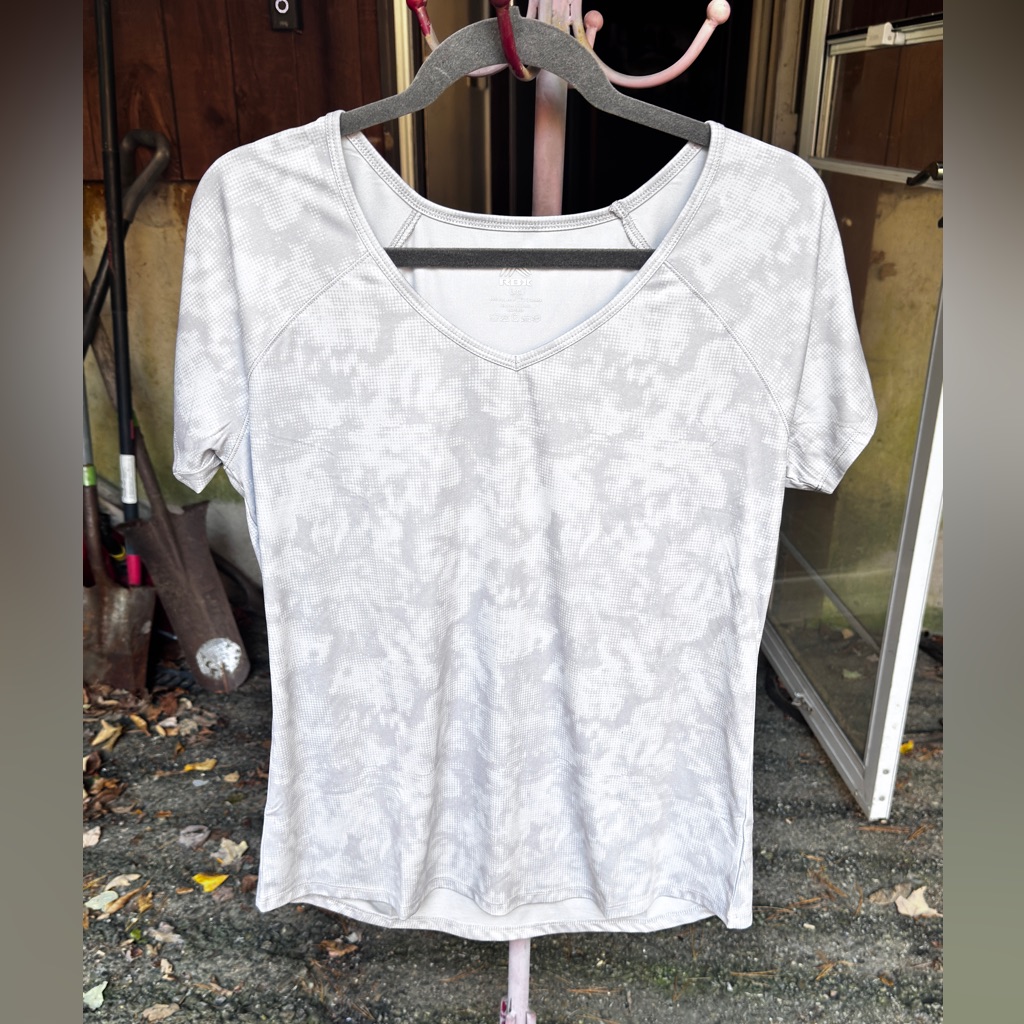 Rbx Womens Short Sleeve Large T Shirt Top Athletic Gray